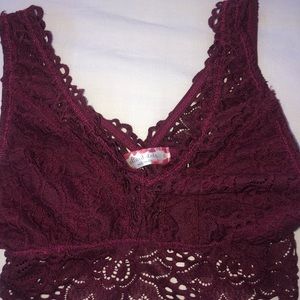 Altar’d State maroon bralette